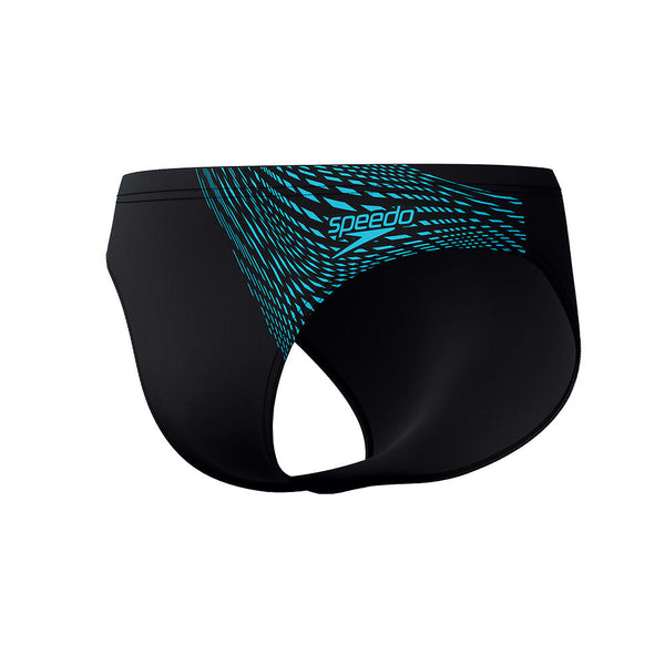 COSTUME SPEEDO UOMO SLIP MEDLEY LOGO SWIM BRIEFS NUOTO PISCINA NERO