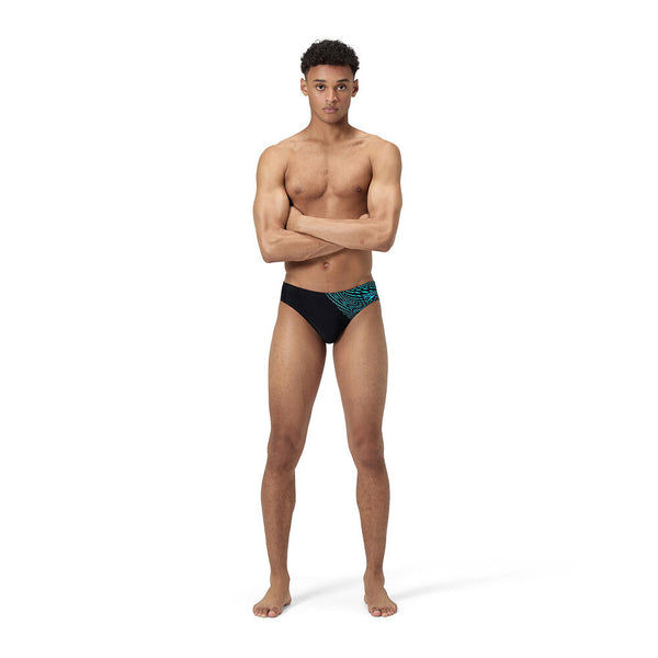 COSTUME SPEEDO UOMO SLIP MEDLEY LOGO SWIM BRIEFS NUOTO PISCINA NERO