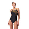 COSTUME DONNA PISCINA SPEEDO NUOTO INTERO MEDLEY NERO