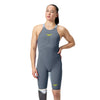 COSTUMONE SPEEDO FASTSKIN LZR VALOR 2.0 COSTUMONI DONNA OPEN BACK KNEESKIN GRIGIO