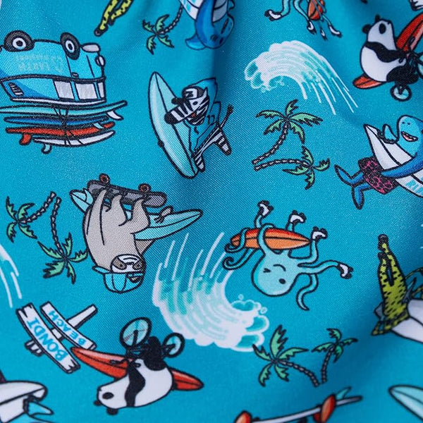 BOXER MARE BAMBINO SPEEDO COSTUME BIMBO NUOTO PISCINA BLUE