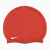 CUFFIA PISCINA NUOTO NIKE SWIM CAP SILICONE BIG SWOOSH ROSSA