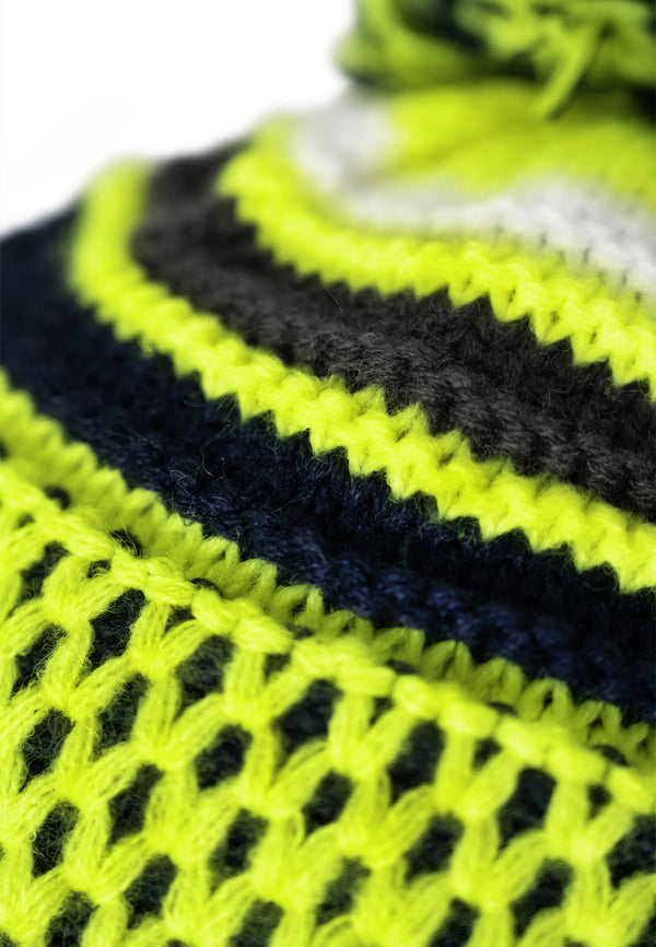 BERRETTO REUSCH ELLIE BEANIE CON PON PON YELLOW