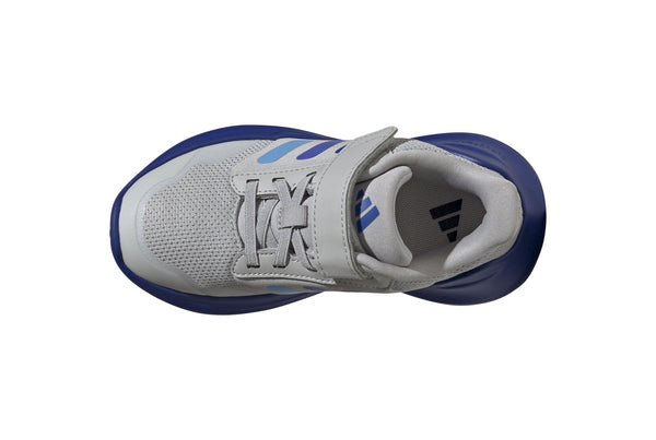 SCARPE BIMBO BIMBA ADIDAS TENSAUR RUN CON STRAPPO GRIGIA BLU