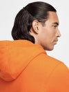 FELPA NIKE UOMO CON CAPPUCCIO SPORTSWEAR CLUB FLEECE ARANCIONE