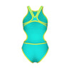 COSTUME ARENA DONNA ONE BIG LOGO COSTUME INTERO PISCINA WATER VERDE