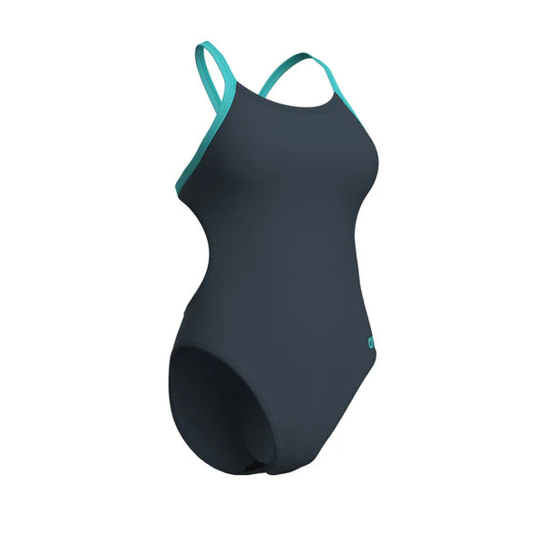 COSTUME ARENA DONNA INTERO PISCINA SOLID NUOTO ASFALTO ACQUA