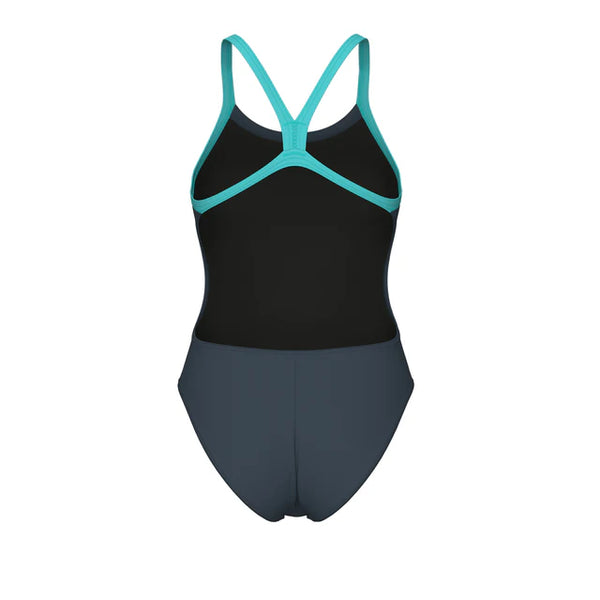 COSTUME ARENA DONNA INTERO PISCINA SOLID NUOTO ASFALTO ACQUA