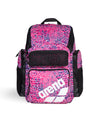 ZAINO ARENA BORSA PISCINA NUOTO BACKPACK ONE GO 45 LITRI SNAKE SKIN ROSA