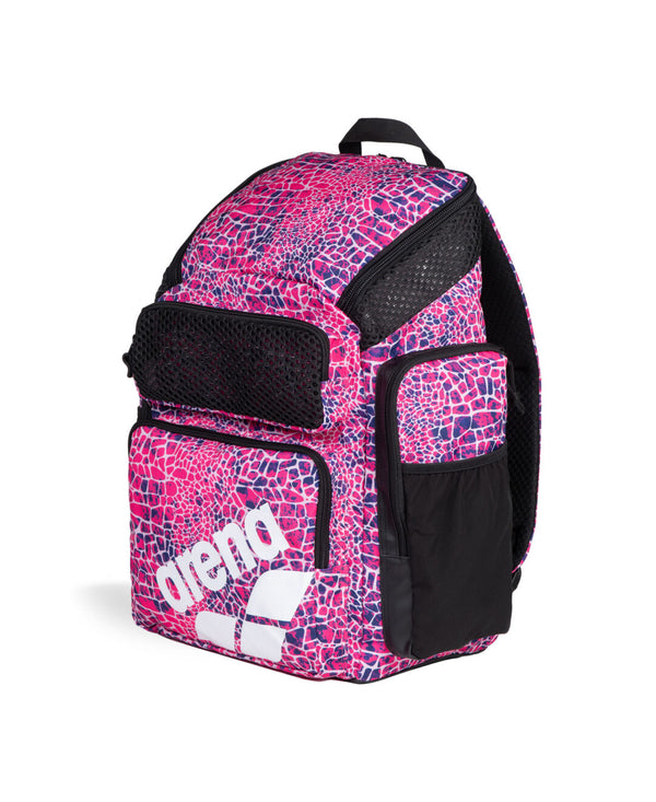 ZAINO ARENA BORSA PISCINA NUOTO BACKPACK ONE GO 45 LITRI SNAKE SKIN ROSA