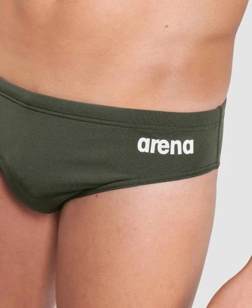 COSTUME ARENA UOMO SLIP NUOTO PISCINA VERDONE SOLID BRIEF