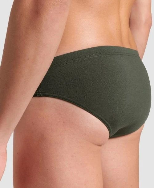 COSTUME ARENA UOMO SLIP NUOTO PISCINA VERDONE SOLID BRIEF