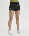 PANTALONCINI ARENA ITALIA NERO BERMUDA PANEL NUOTO DONNA PISCINA