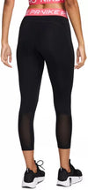 LEGGINGS DONNA NIKE PRO A LUNGHEZZA RIDOTTA WORKOUT TRAINING NERO