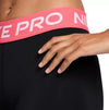 LEGGINGS NIKE PRO PANTA DONNA CROSSFIT WORKOUT YOGA NERO ROSA CORALLO