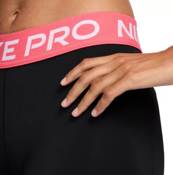 LEGGINGS DONNA NIKE PRO A LUNGHEZZA RIDOTTA WORKOUT TRAINING NERO