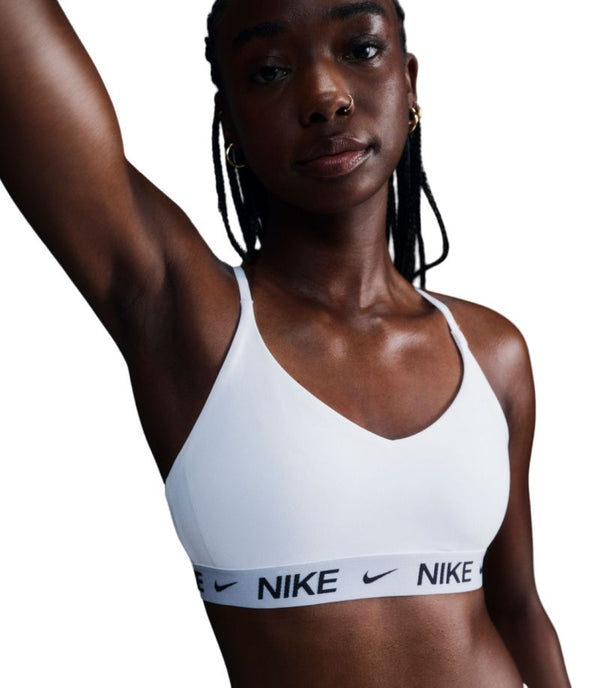 TOP NIKE AIR INDY WOMAN BRA DRI-FIT FITNESS WOD BIANCO