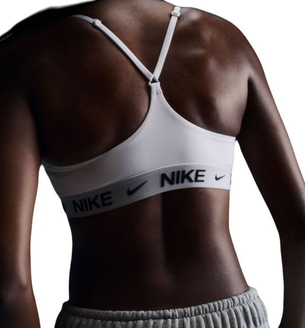 TOP NIKE AIR INDY WOMAN BRA DRI-FIT FITNESS WOD BIANCO