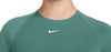 T SHIRT DONNA NIKE CROP SWOOSH FASCHION MAGLIA WOMAN CORTA VERDE