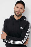 FELPA TUTA ADIDAS NERA M 3S FLEECE HD REGULAR FIT