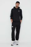 FELPA TUTA ADIDAS NERA M 3S FLEECE HD REGULAR FIT