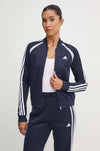 TUTA ADIDAS DONNA FELPA + PANTA WOMAN SPORTWEAR BLU