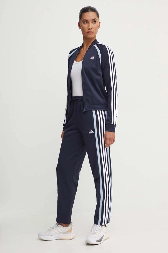 TUTA ADIDAS DONNA FELPA + PANTA WOMAN SPORTWEAR BLU