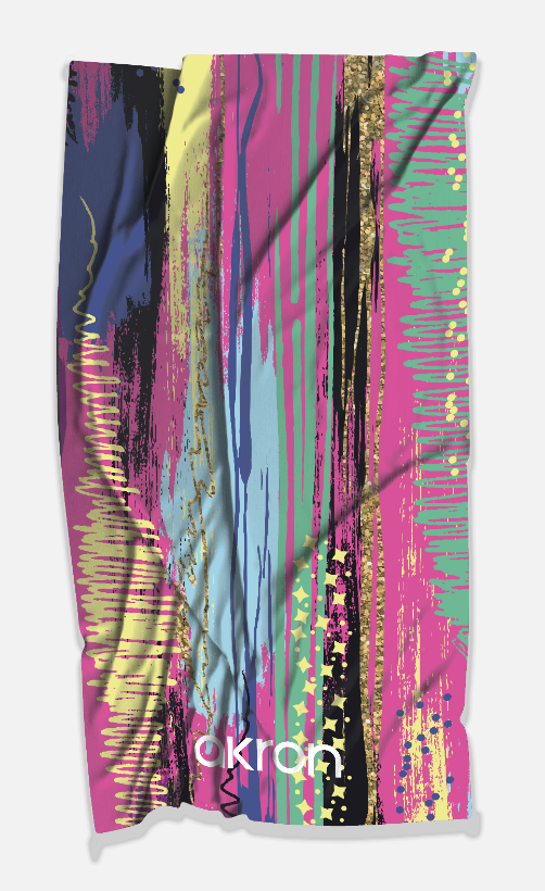 TELO PALESTRA AKRON ITALIA TELI MICROSPUGNA PISCINA PALESTRA MARE TOWEL FANTASIA