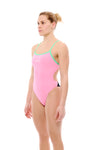 COSTUME DONNA AKRON ITALIA NUOTO PISCINA SPALLINA STRETTA