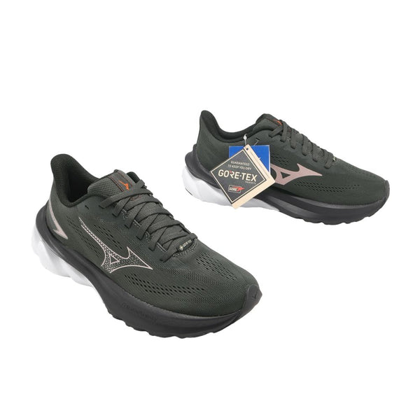 MIZUNO WAVE SERENE 3 GTX SCARPE RUNNING RUN NERO GORETEX NERA BLACK