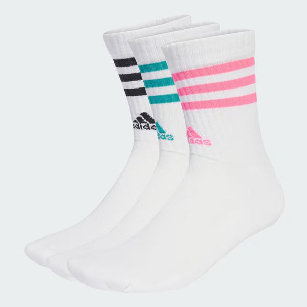 CALZE ADIDAS TRIPLA CUSHIONED CREW SOCKS CALZA 3 PAIA 3 STRISCE