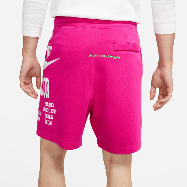 PANTALONE CORTO NIKE UOMO SHORT TRAINING PALESTRA ROSA
