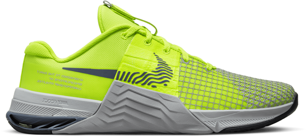 NIKE METCON 8 SCARPE CROSSFIT FUNCTIONAL TRAINING GIALLA FLUO