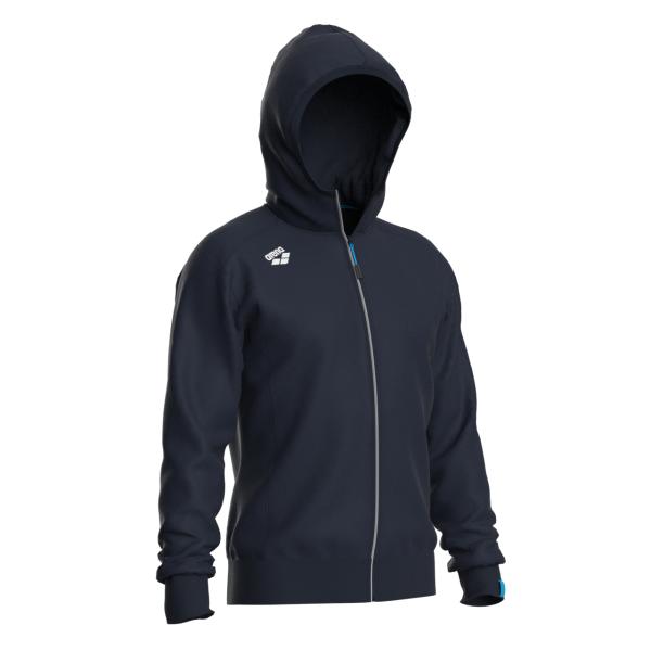FELPA ARENA TUTA UNISEX TRAINING ZIP E CAPPUCCIO BLU PANEL UNISEX