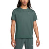 T SHIRT NIKE DRY-FIT RUN MAGLIA UOMO MAN TEE RUNNING VINTAGE GREEN