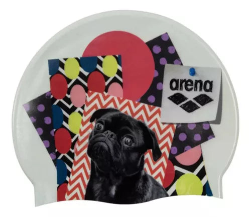 CUFFIA ARENA CANI SILICONE SWIM CAP CUFFIE PISCINA NUOTO CANE HD DOG