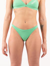 COSTUME 2 PEZZI DONNA AKRON NUOTO PISCINA BIKINI TRIANGOLO VERDE