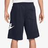 SHORT NIKE PANTA CORTO UOMO BERMUDA TRAINING FITNESS BLU MELANGE