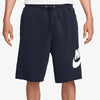 SHORT NIKE PANTA CORTO UOMO BERMUDA TRAINING FITNESS BLU MELANGE