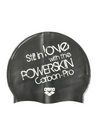CUFFIA ARENA SILICONE CARBON SWIM CAP CUFFIE PISCINA NUOTO LOVE POWERSKIN