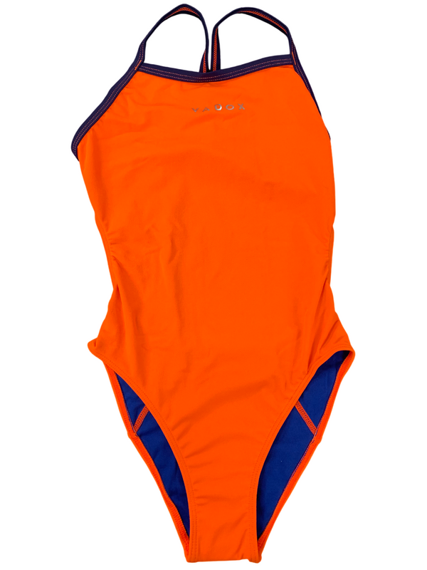 COSTUME VADOX DONNA ARY INTERO PISCINA ARANCIONE SPALLINA STRETTA