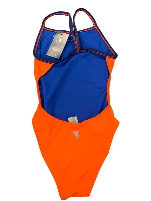 COSTUME VADOX DONNA ARY INTERO PISCINA ARANCIONE SPALLINA STRETTA