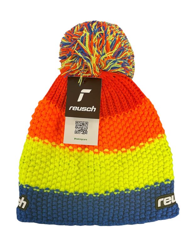 BERRETTO REUSCH CAPPELLO ENZO BEANIE CON PON PON RAINBOW