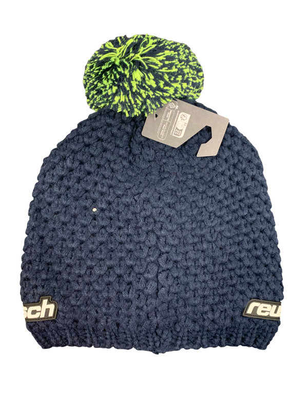 BERRETTO REUSCH CAPPELLO ELIAS BEANIE CON PON PON BLACK IRIS