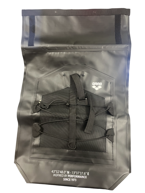 ZAINO SACCA ARENA BORSA PISCINA NUOTO DRY BACKPACK BLACK