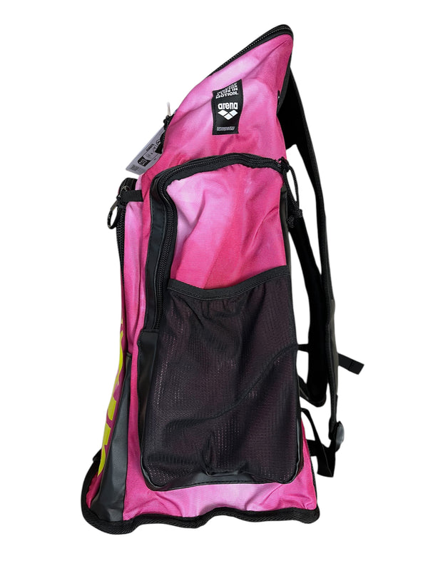 ZAINO ARENA TIE DYE BORSONE PISCINA SPIKY 3 BACKPACK 45L NUOTO UNISEX ROSA