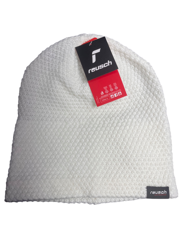 BERRETTO REUSCH CAPPELLO WHISTLER BEANIE UNISEX ADULTO BIANCO WHITE