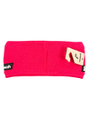 FASCE PARAORECCHIE REUSCH FASCIA CERVINO HEADBAND FODERA MORBIDA INTERNO PILE PINK GLO