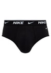 SLIP MUTANDE INTIMO NIKE PRO 3 PAIA SHORT MAN UOMO NERO BIANCO