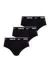 SLIP MUTANDE INTIMO NIKE PRO 3 PAIA SHORT MAN UOMO NERO BIANCO